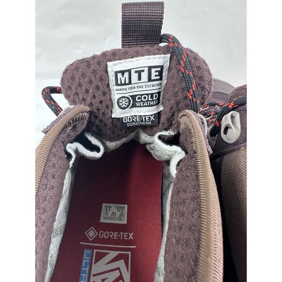 Vans MTE Half Cab Gore-Tex Brown Comfort Ultracushion Insulated Men 8.5 Women 10 - Picture 8 of 12
